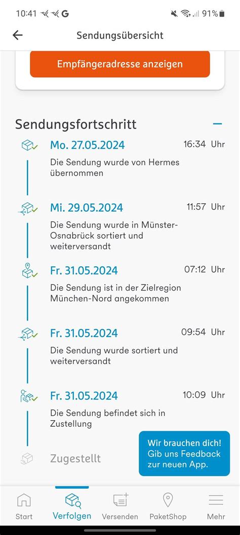 hermes zustellung andere uhrzeit|hermes paket umwandeln.